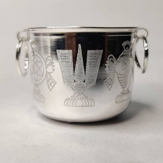 Silver Gangalam Prasadham Bowl